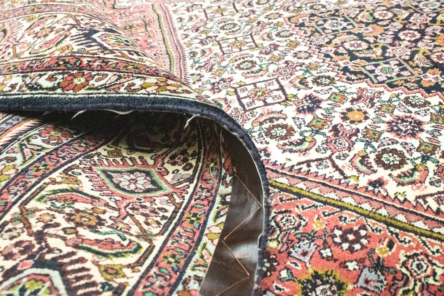 Alfombra persa - Bidjar - 300 x 195 cm - rojo
