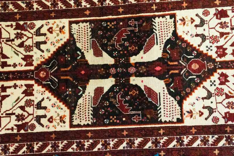 Alfombra de pasillo Alfombra Belutsch - 183 x 95 cm - beige