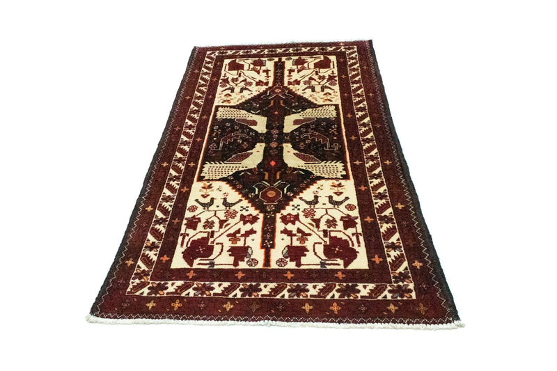 Alfombra de pasillo Alfombra Belutsch - 183 x 95 cm - beige