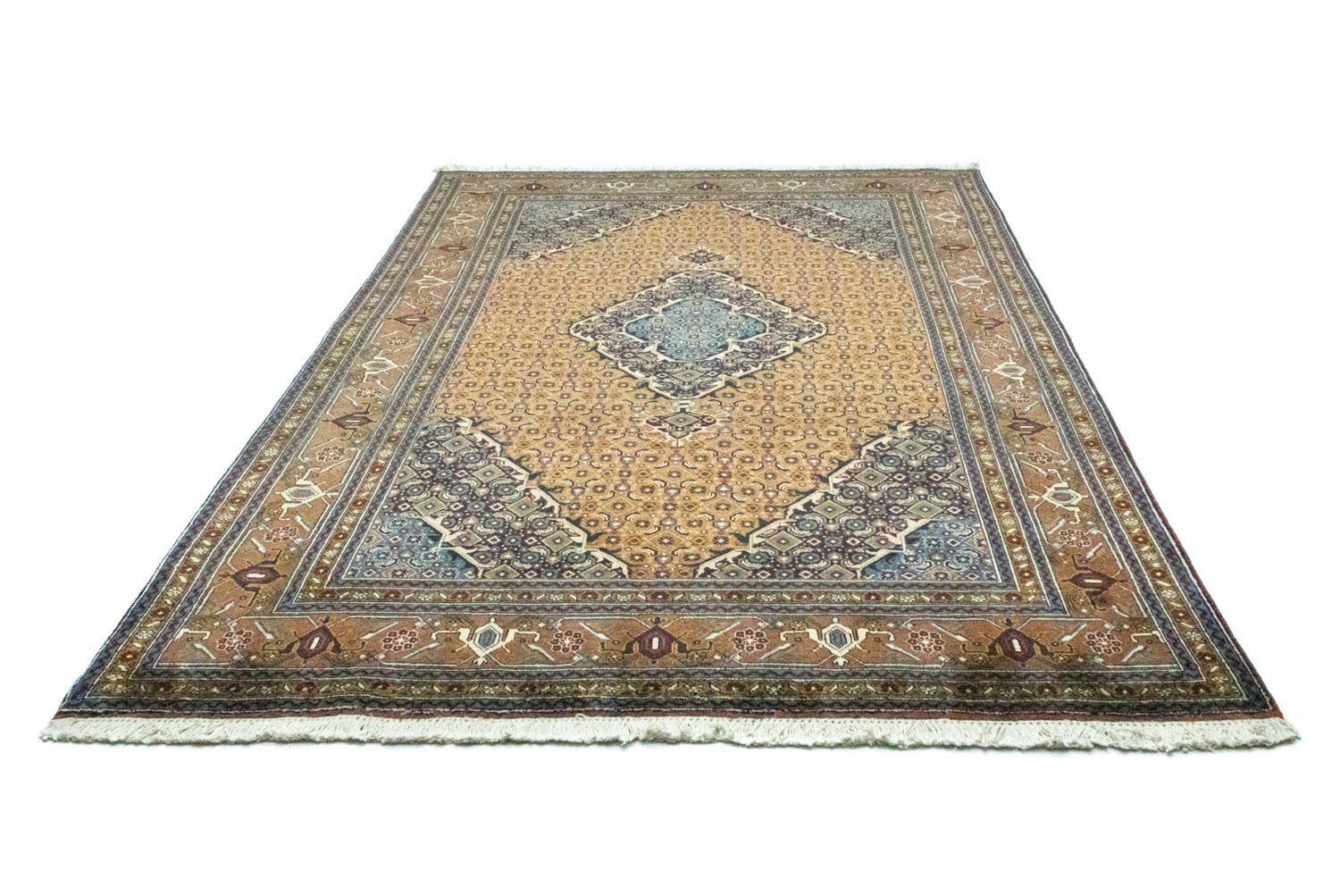 Alfombra persa - Keshan - 307 x 198 cm - óxido