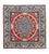 Alfombra persa - Clásica cuadrado  - 208 x 202 cm - rojo