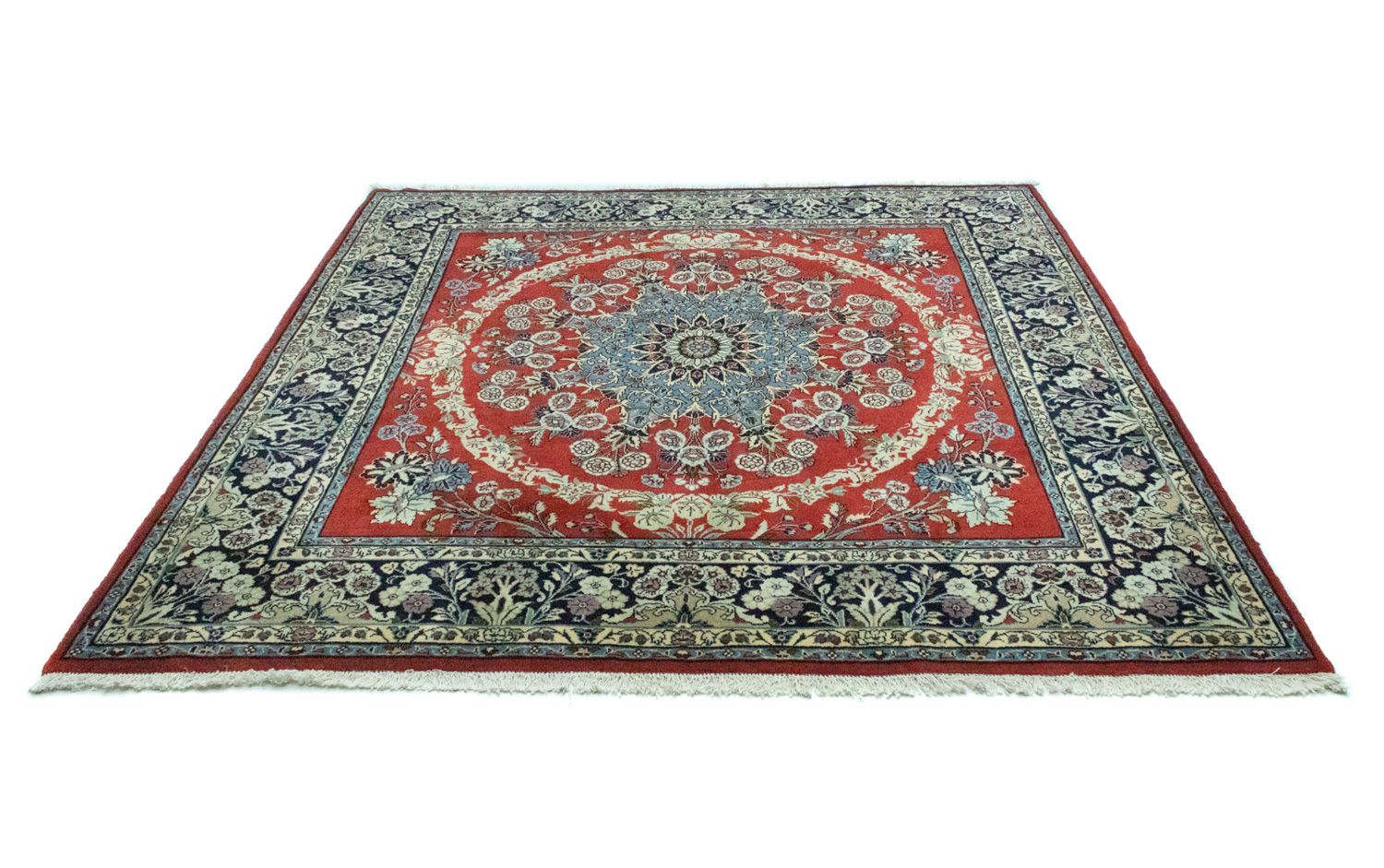Alfombra persa - Clásica cuadrado  - 208 x 202 cm - rojo