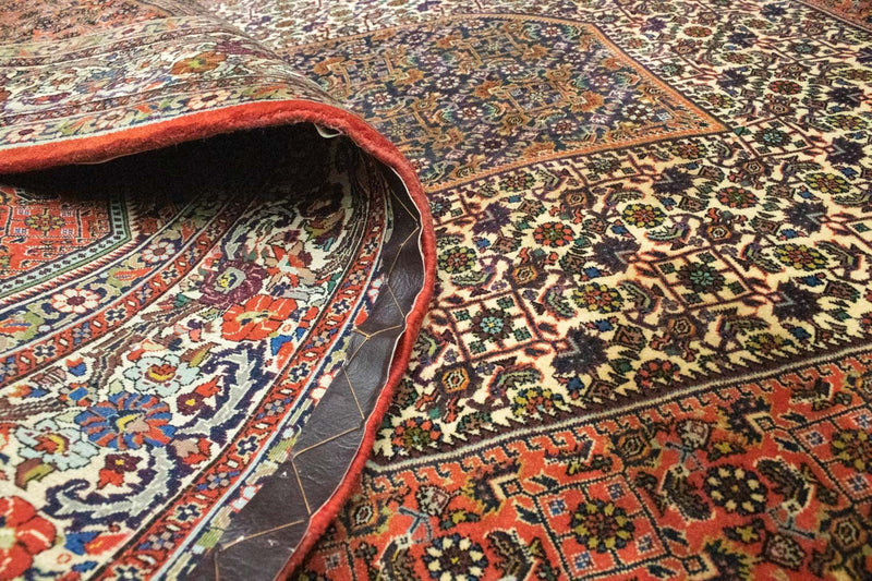 Alfombra persa - Bidjar - 300 x 202 cm - rojo
