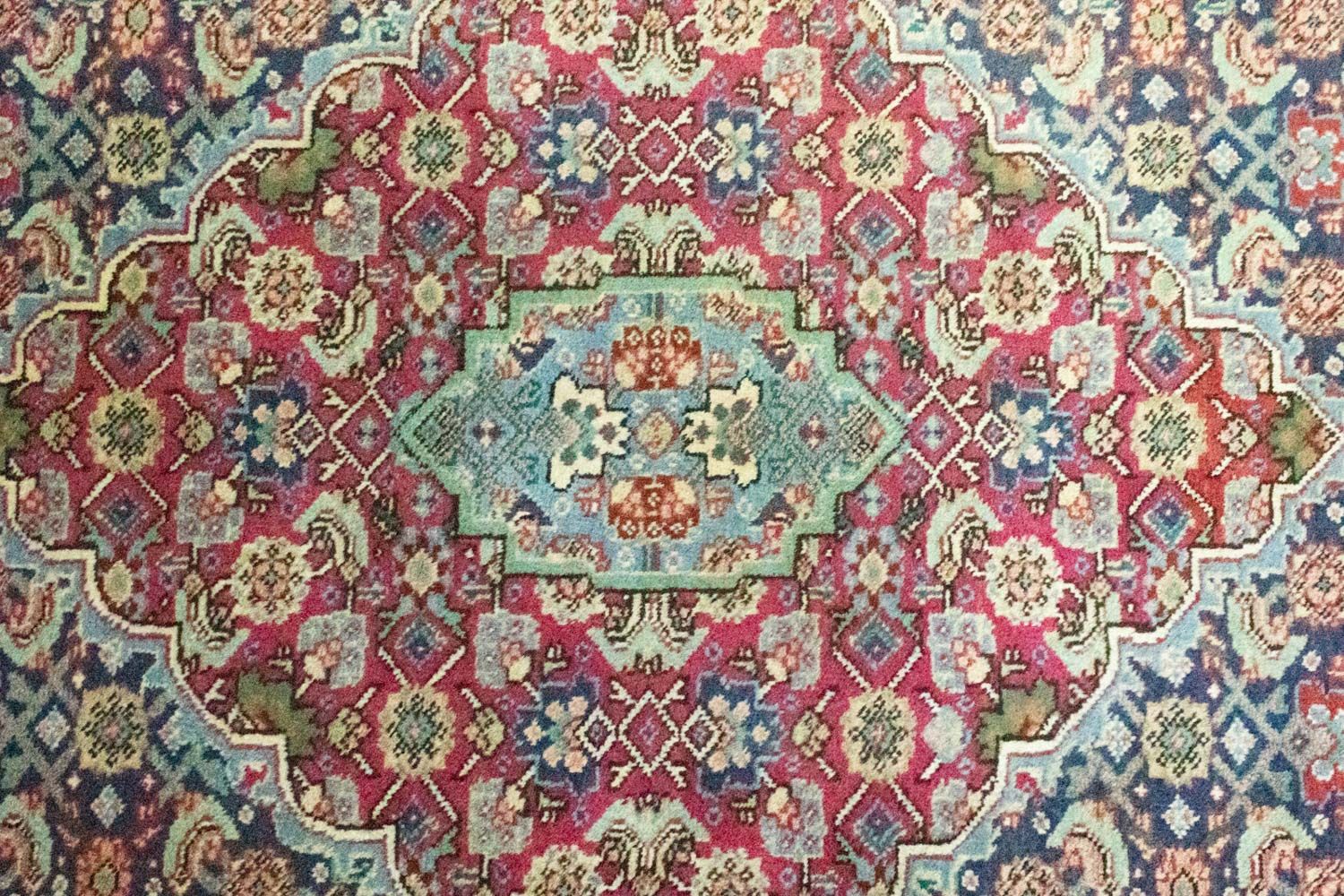 Alfombra persa - Clásica - 291 x 200 cm - azul