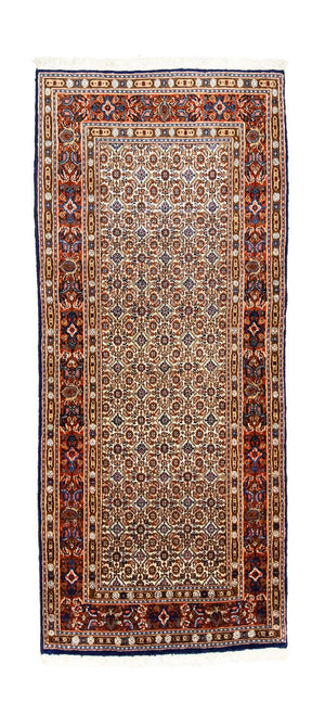 Alfombra de pasillo Alfombra persa - Clásica - 200 x 85 cm - marrón