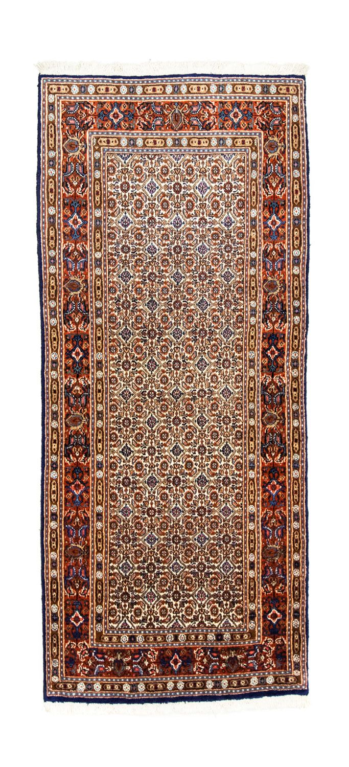 Alfombra de pasillo Alfombra persa - Clásica - 200 x 85 cm - marrón