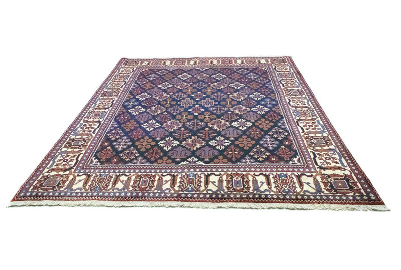 Alfombra persa - Nómada - 260 x 202 cm - azul
