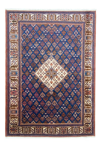 Alfombra persa - Nómada - 318 x 229 cm - azul