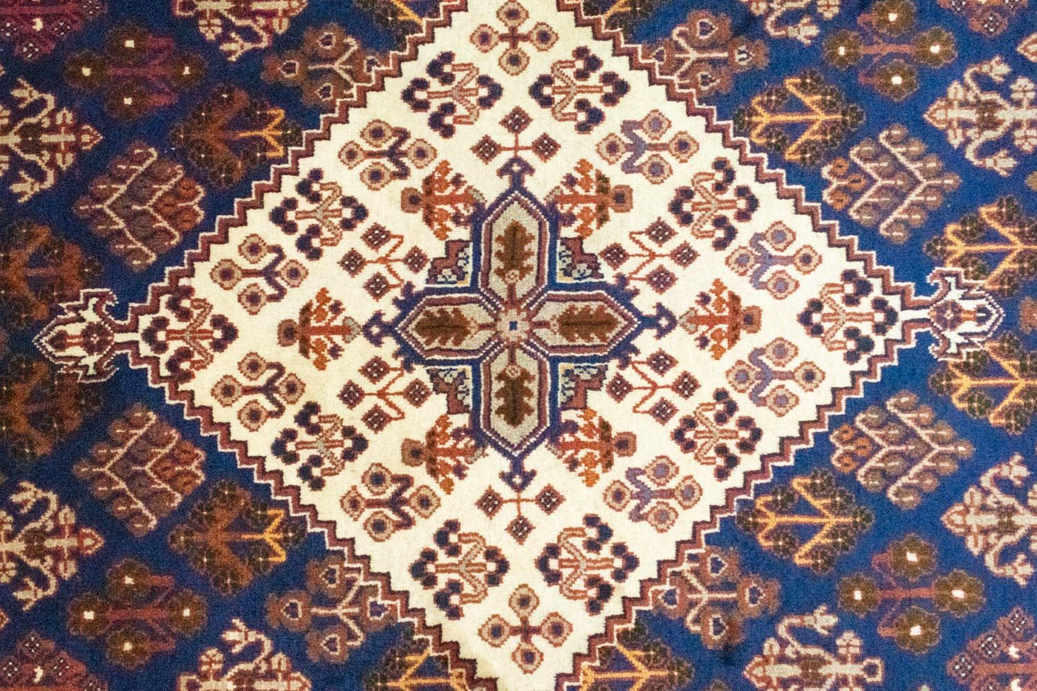 Alfombra persa - Nómada - 318 x 229 cm - azul