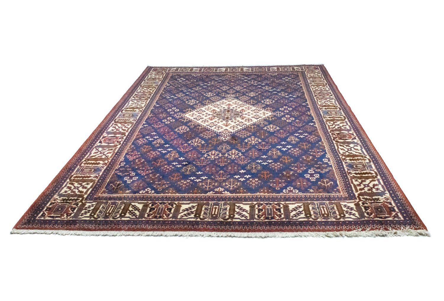 Alfombra persa - Nómada - 318 x 229 cm - azul