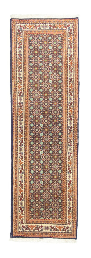 Alfombra de pasillo Alfombra persa - Bidjar - 197 x 57 cm - azul