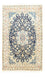 Alfombra Persa - Nain - Real - 227 x 138 cm - azul oscuro