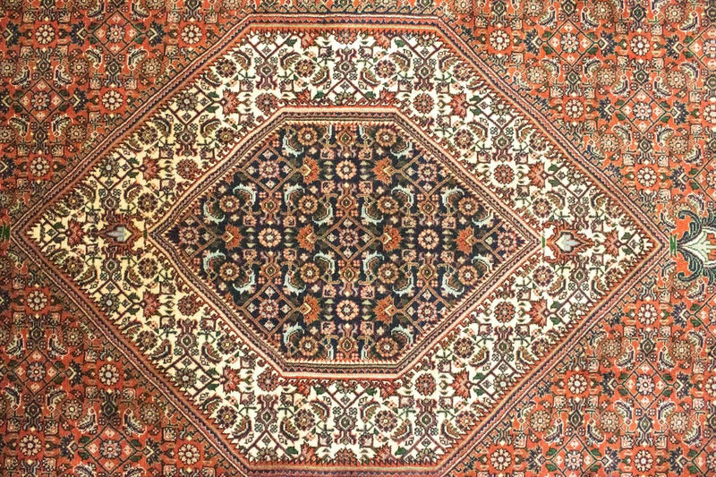 Alfombra persa - Bidjar - 305 x 210 cm - rojo