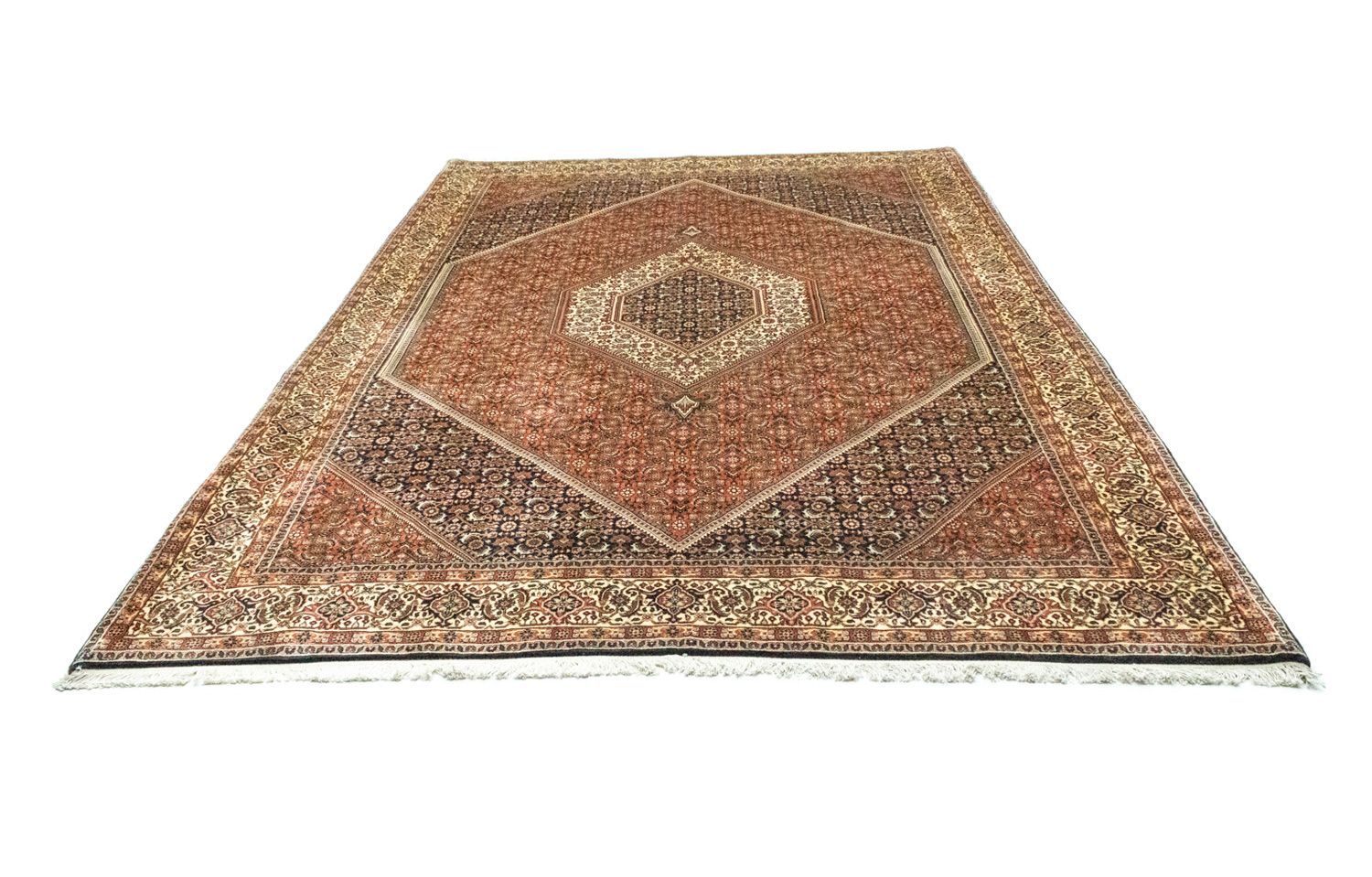 Alfombra persa - Bidjar - 305 x 210 cm - rojo