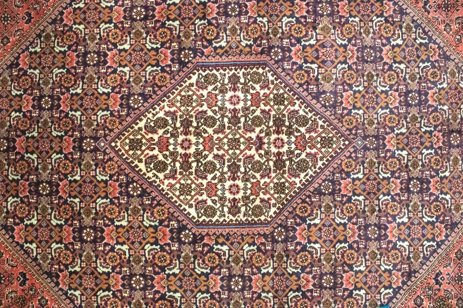 Alfombra persa - Bidjar - 314 x 208 cm - azul