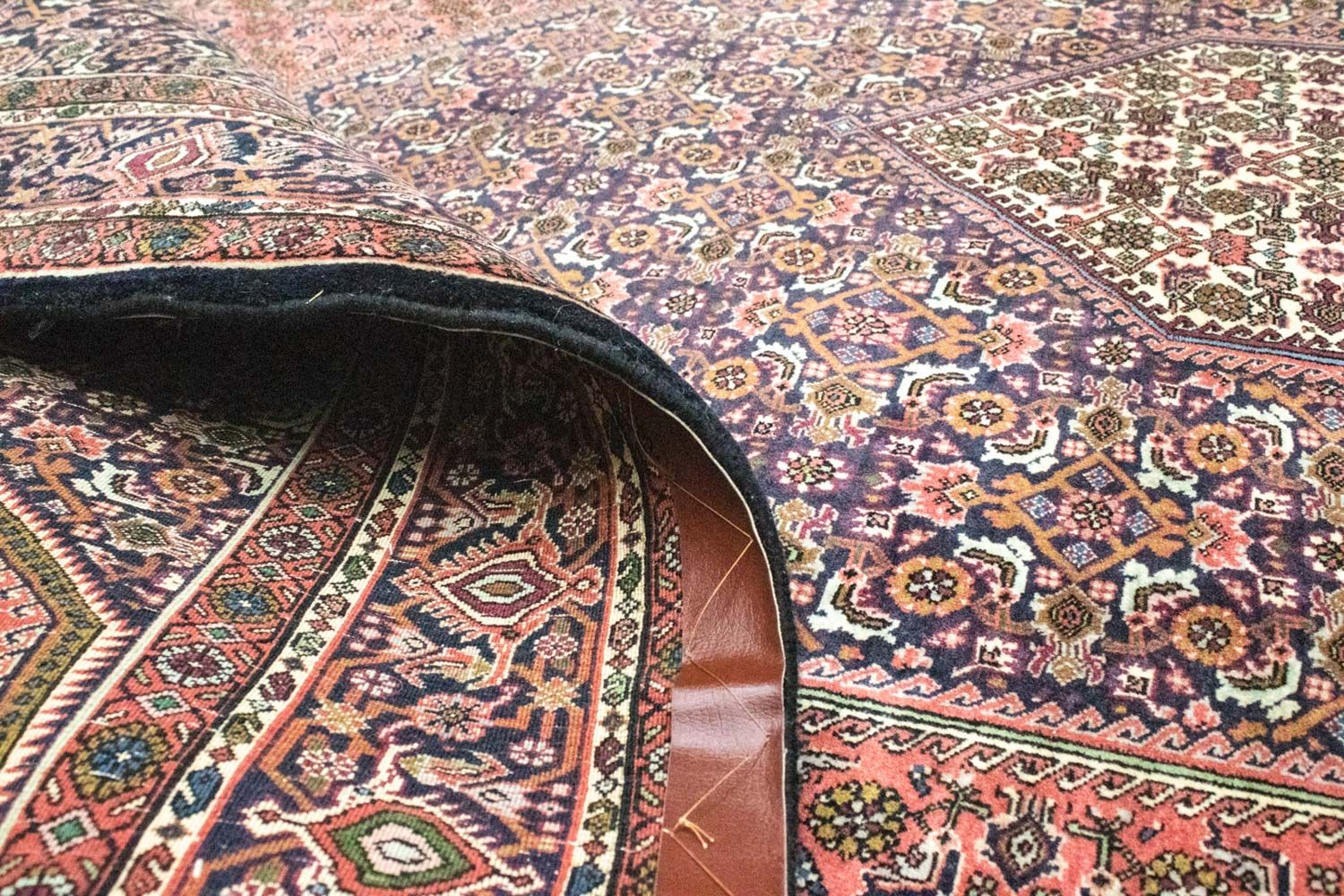 Alfombra persa - Bidjar - 314 x 208 cm - azul