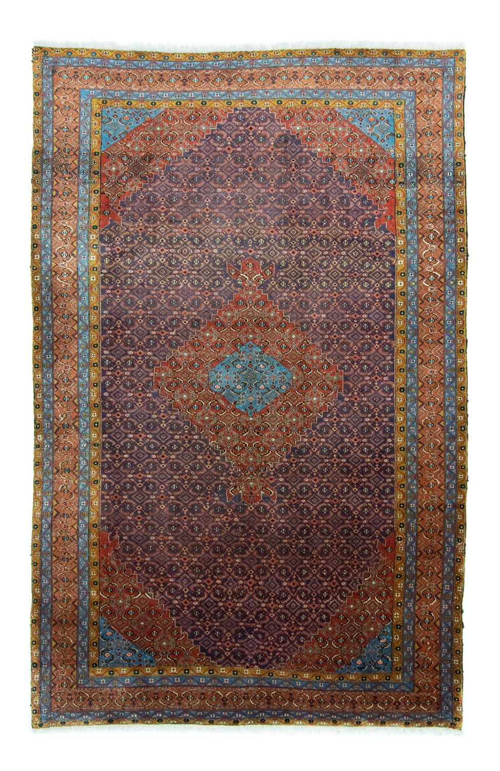 Alfombra persa - Clásica - 305 x 195 cm - azul