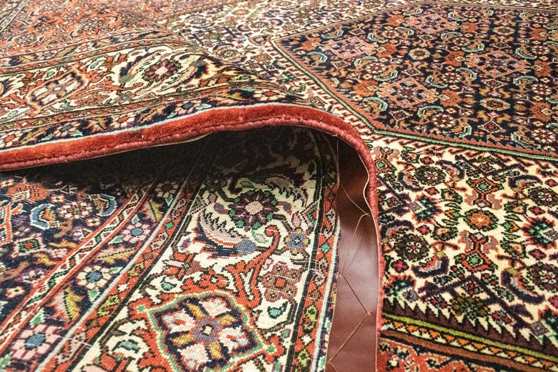 Alfombra persa - Bidjar - 310 x 202 cm - rojo