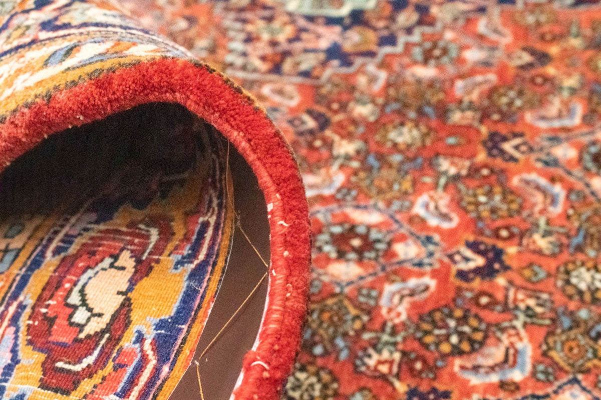 Alfombra persa - Bidjar - 222 x 150 cm - óxido