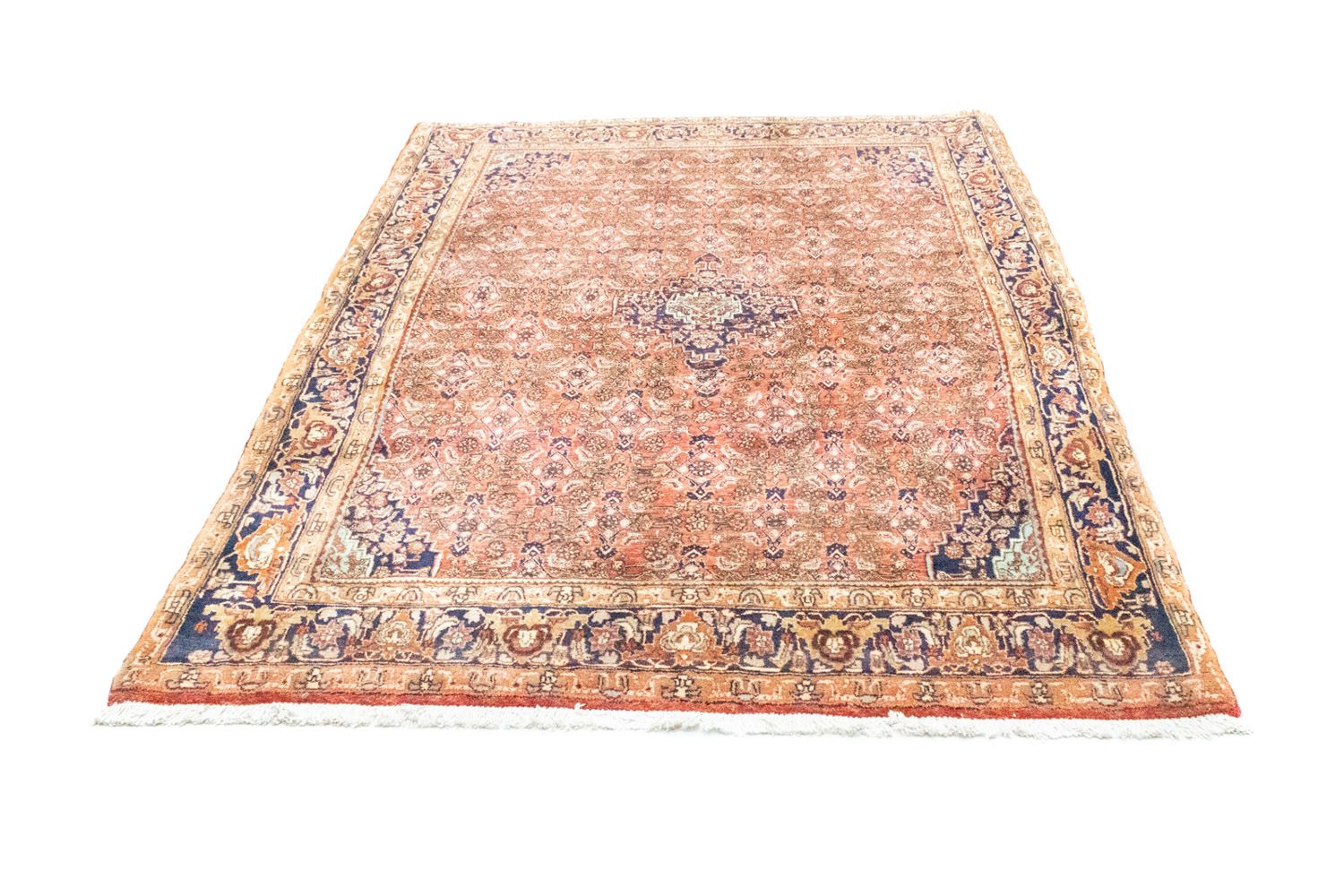 Alfombra persa - Bidjar - 222 x 150 cm - óxido