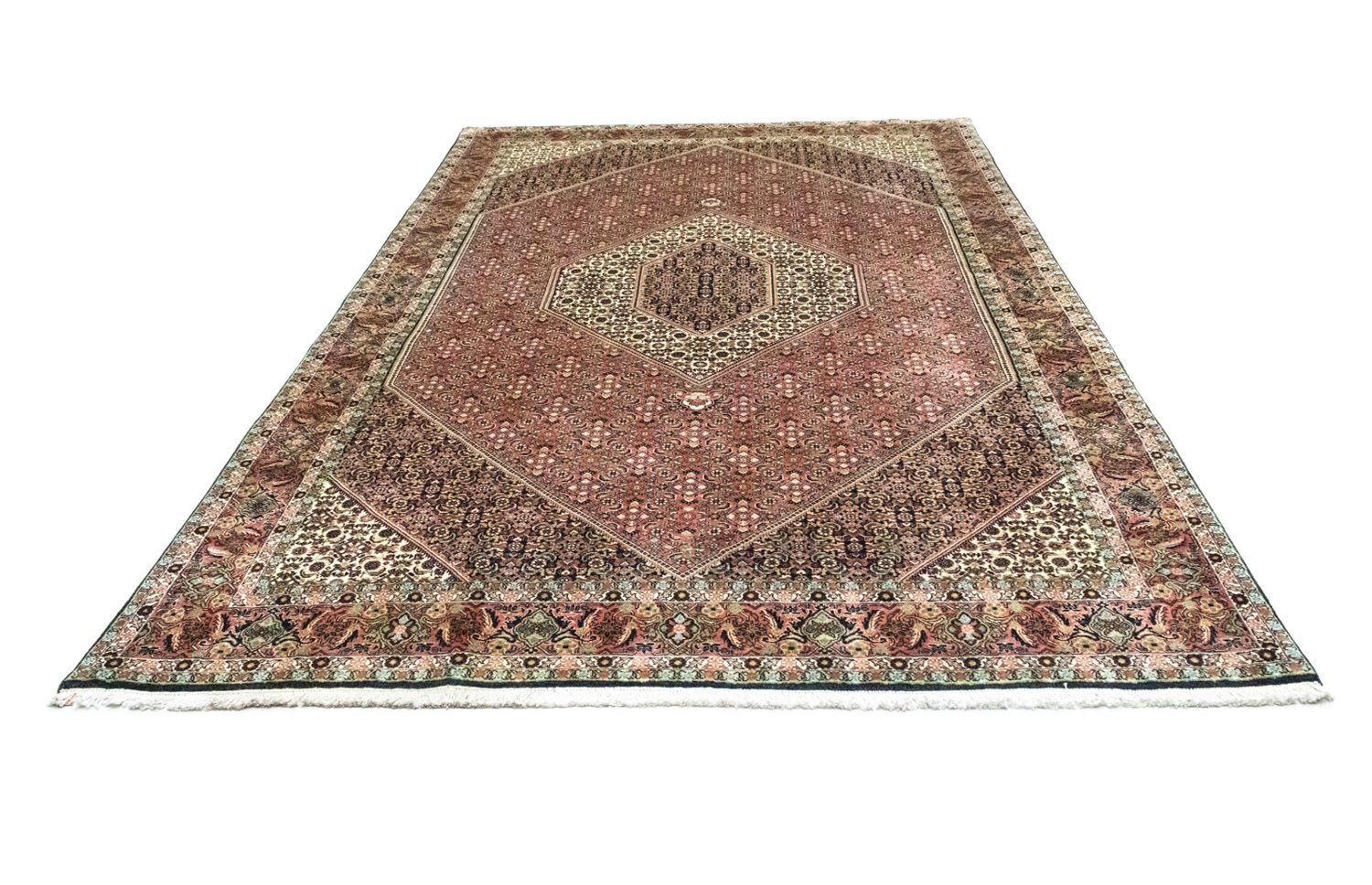 Alfombra persa - Bidjar - 300 x 200 cm - rojo