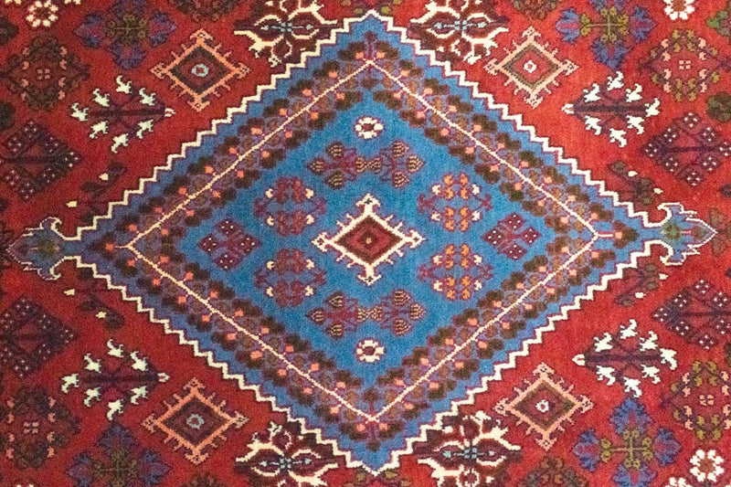 Alfombra persa - Nómada - 317 x 215 cm - rojo