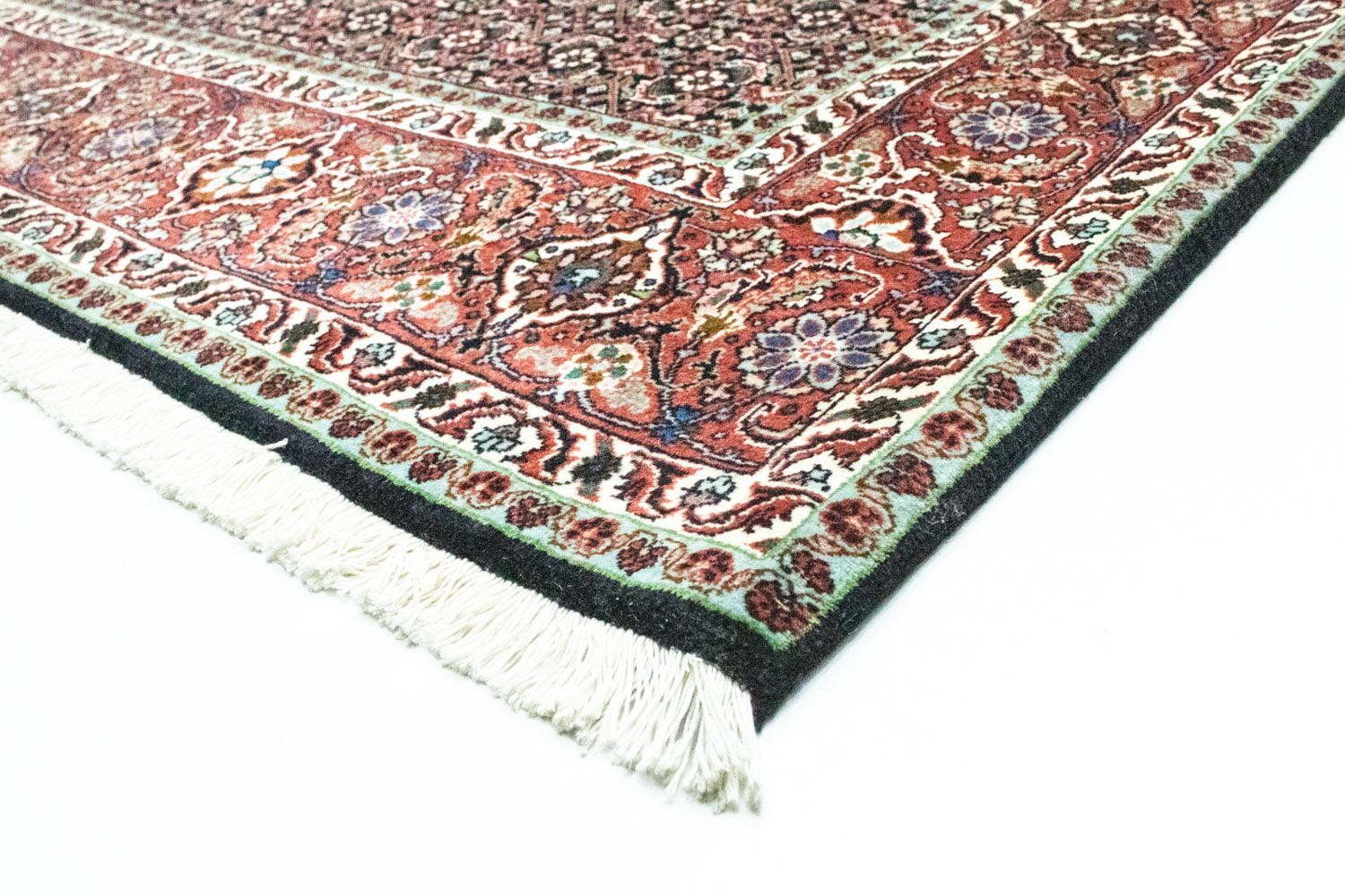 Alfombra persa - Bidjar - 296 x 202 cm - azul oscuro