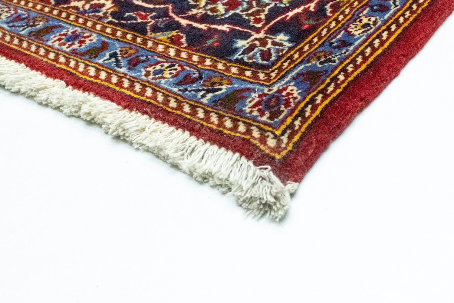 Alfombra persa - Keshan - 222 x 140 cm - rojo