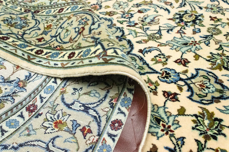 Alfombra persa - Keshan - 185 x 120 cm - beige