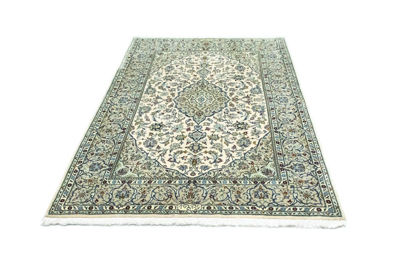 Alfombra persa - Keshan - 185 x 120 cm - beige