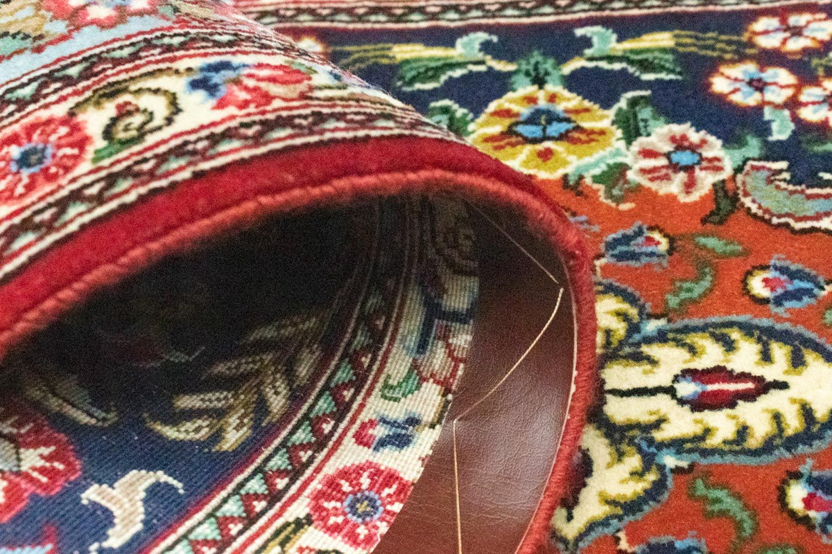 Alfombra de pasillo Alfombra persa - Ghom - 164 x 51 cm - azul