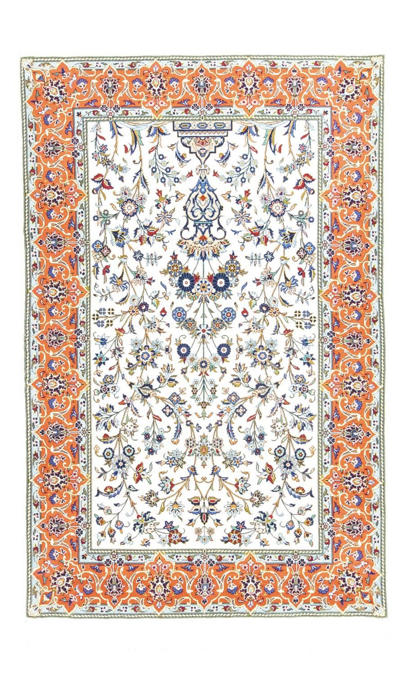 Alfombra persa - Tabriz - 215 x 141 cm - beige