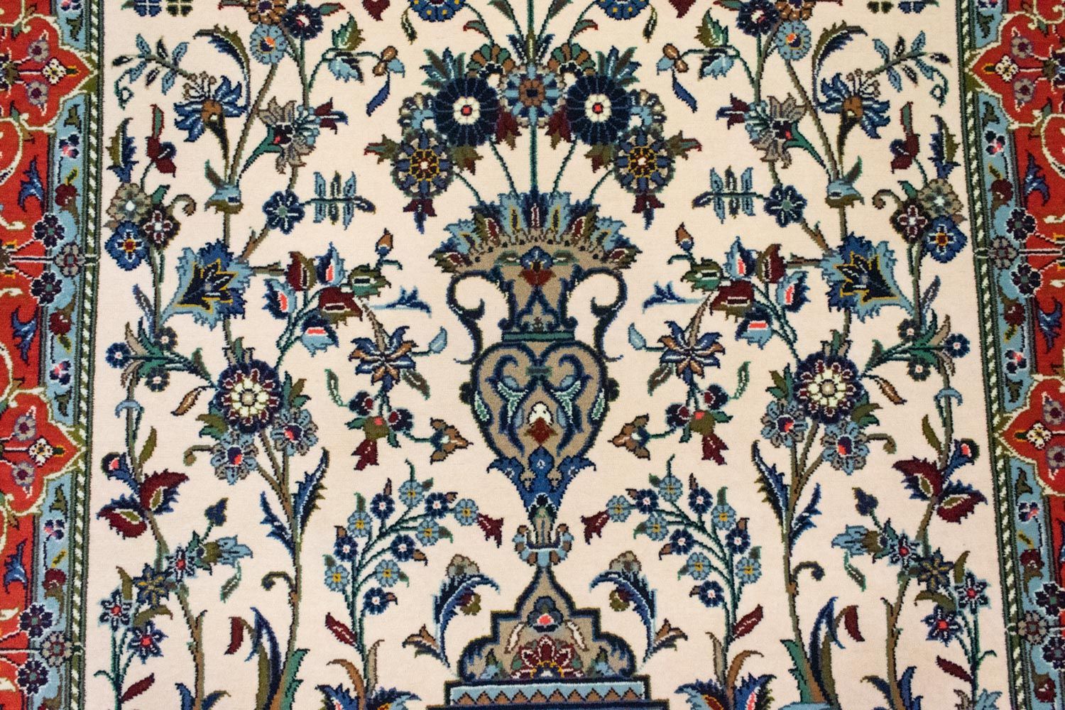 Alfombra persa - Tabriz - 215 x 141 cm - beige