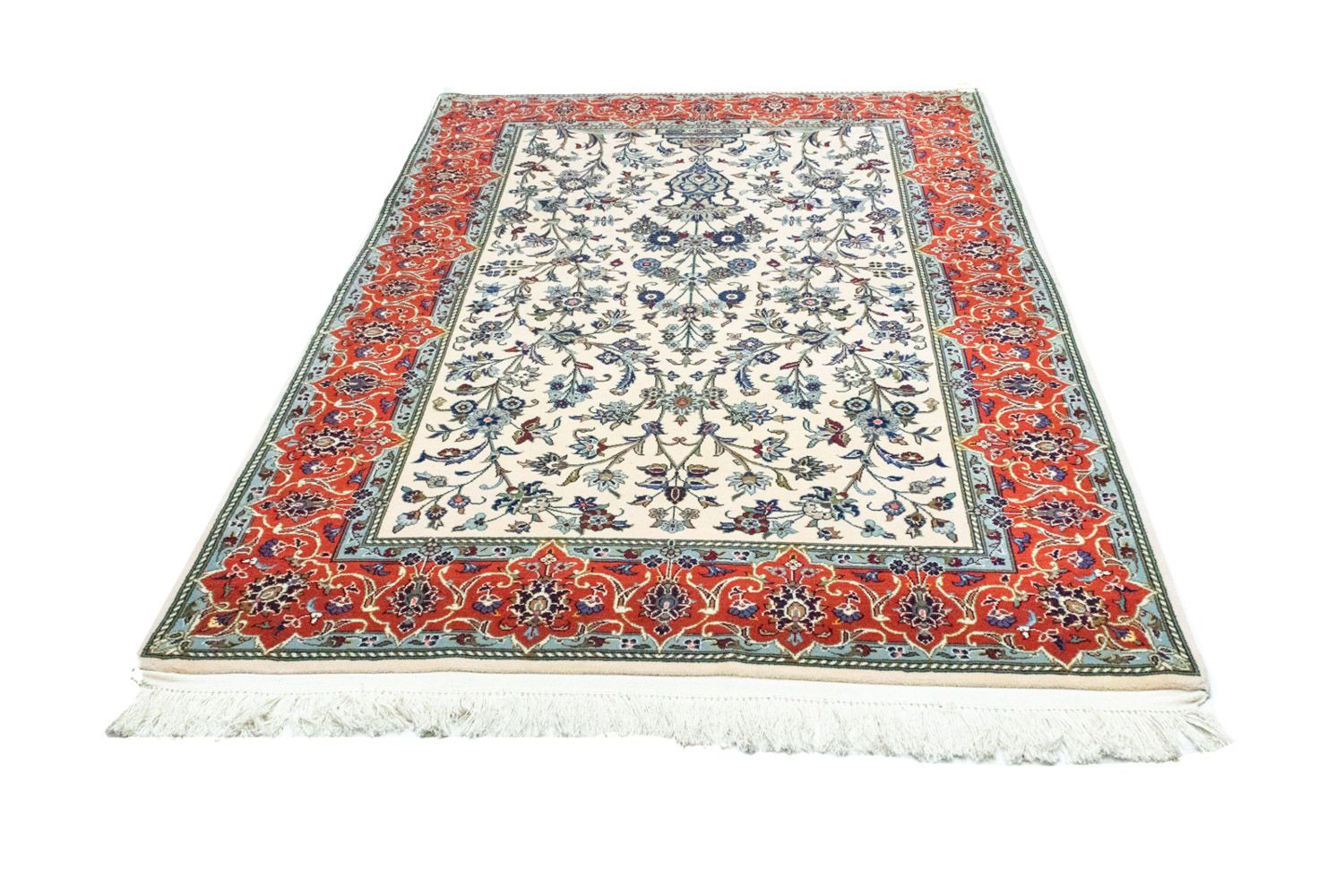Alfombra persa - Tabriz - 215 x 141 cm - beige