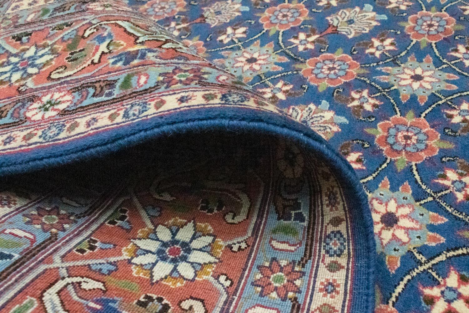 Alfombra persa - Nómada - 295 x 201 cm - azul