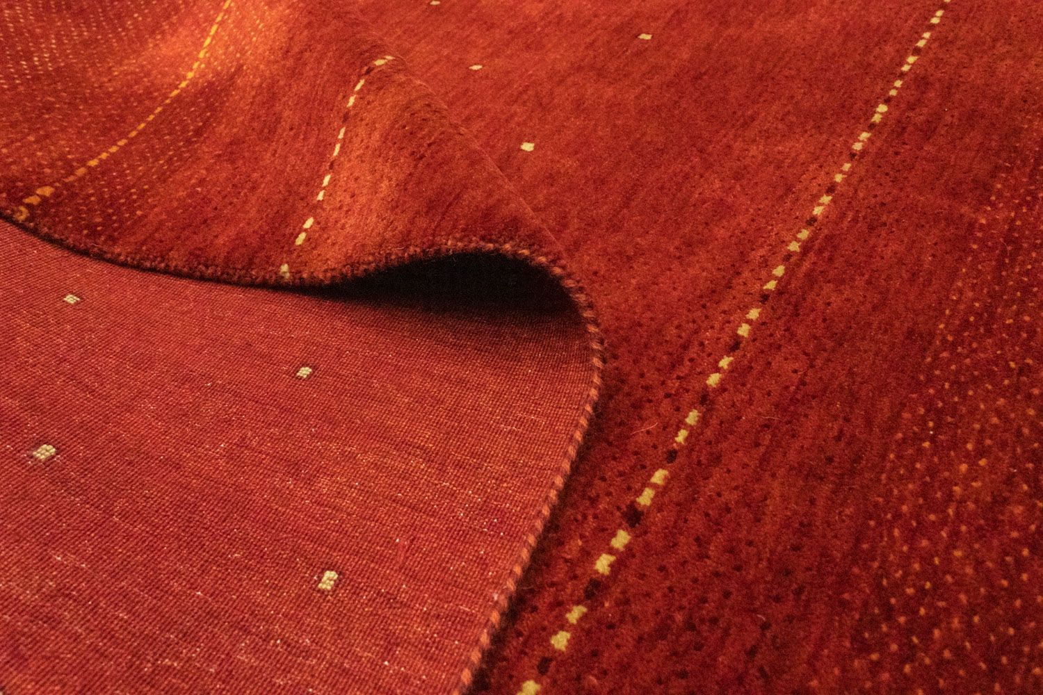 Alfombra Gabbeh - Indus - 234 x 171 cm - rojo
