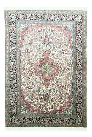 Alfombra de seda - Seda de Cachemira - 218 x 153 cm - beige