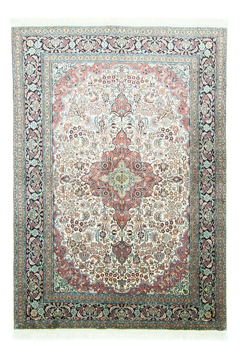 Alfombra de seda - Seda de Cachemira - 218 x 153 cm - beige