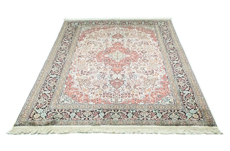 Alfombra de seda - Seda de Cachemira - 218 x 153 cm - beige
