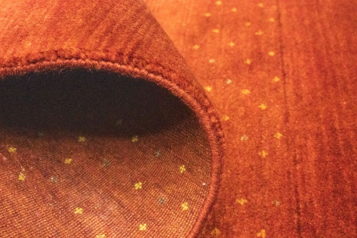 Alfombra de pasillo Alfombra Gabbeh - Loribaft Persa - 266 x 70 cm - rojo