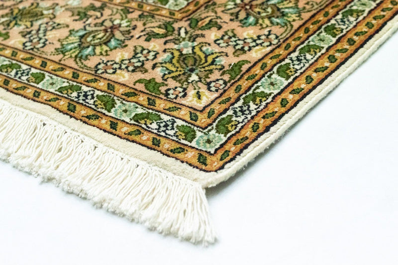 Alfombra de seda - Seda de Cachemira - 183 x 125 cm - beige