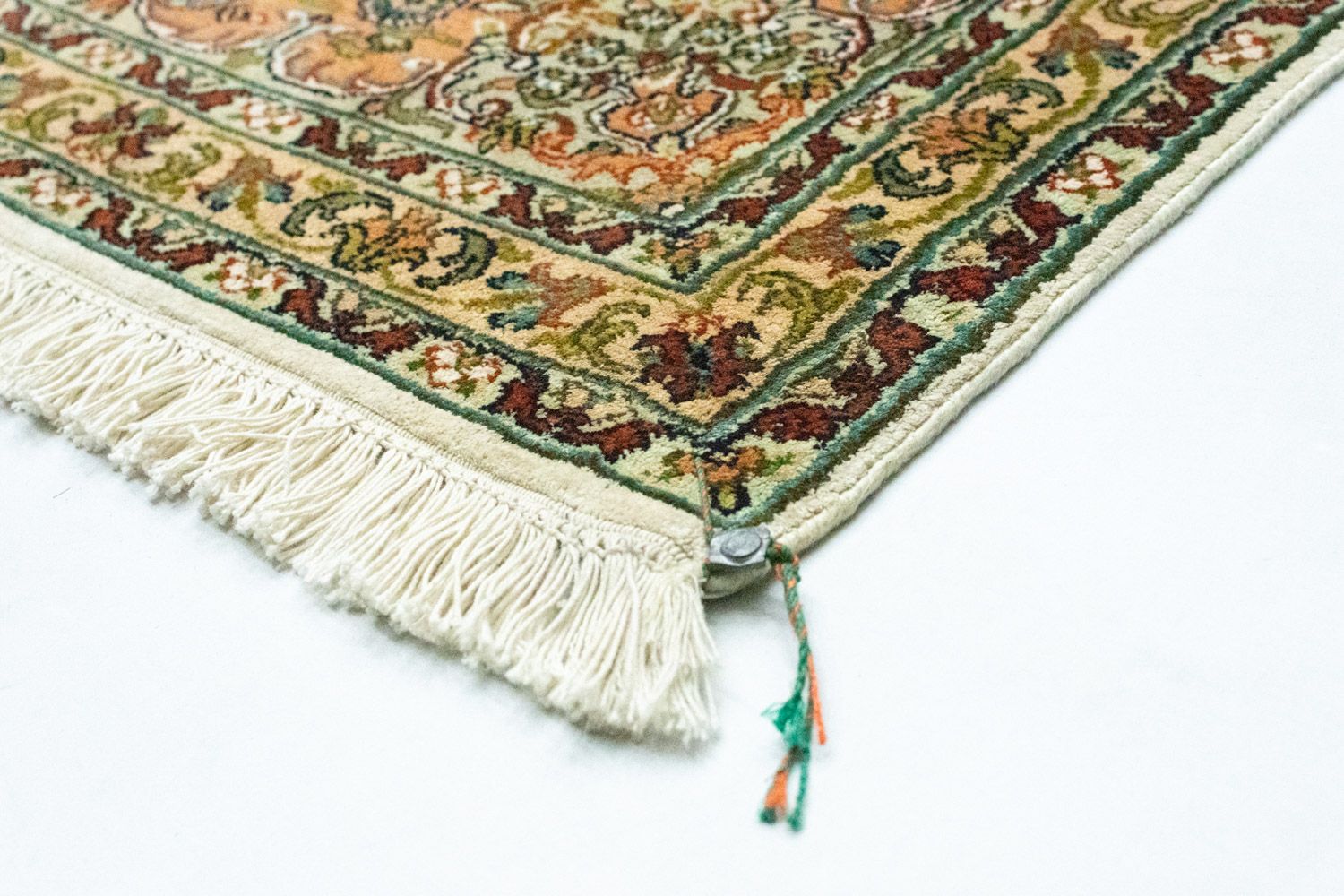 Alfombra de seda - Seda de Cachemira - 308 x 217 cm - beige