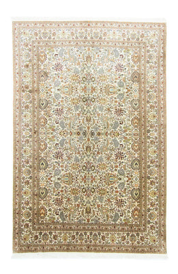 Alfombra de seda - Seda de Cachemira - 274 x 184 cm - beige