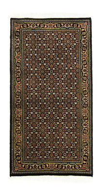 Alfombra persa - Bidjar - 135 x 69 cm - negro