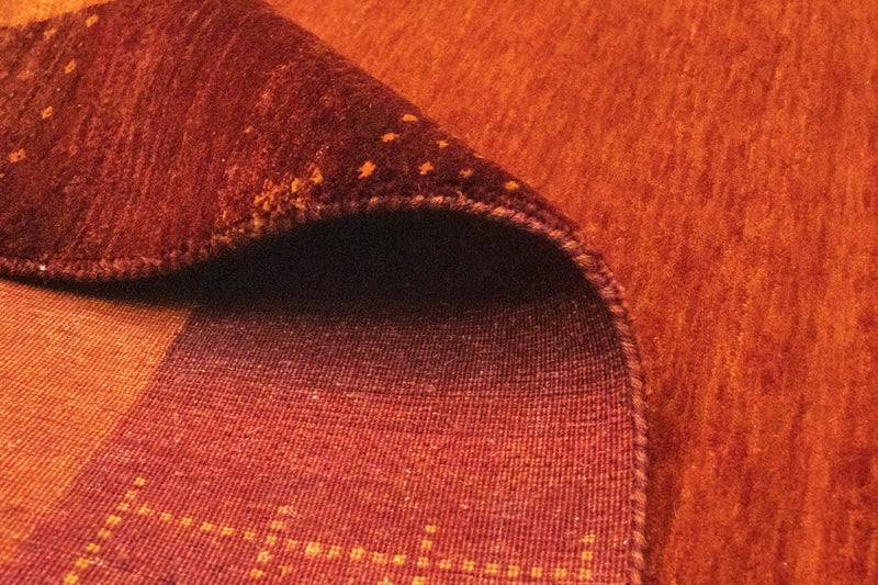 Alfombra Gabbeh - Loribaft Persa - 301 x 198 cm - rojo