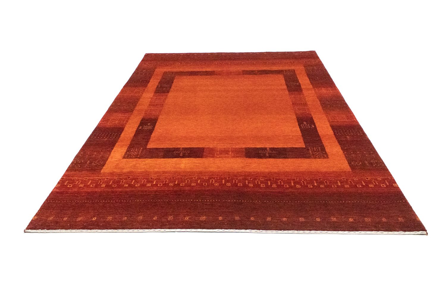 Alfombra Gabbeh - Loribaft Persa - 301 x 198 cm - rojo
