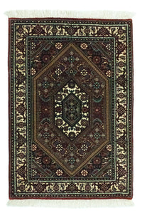 Alfombra persa - Bidjar - 93 x 65 cm - rojo