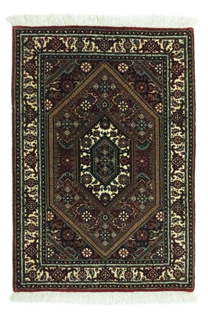 Alfombra persa - Bidjar - 93 x 65 cm - rojo