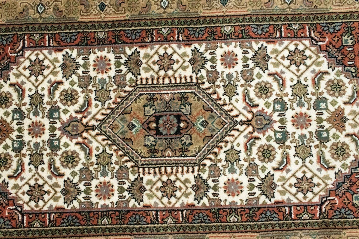 Alfombra persa - Bidjar - 141 x 74 cm - beige