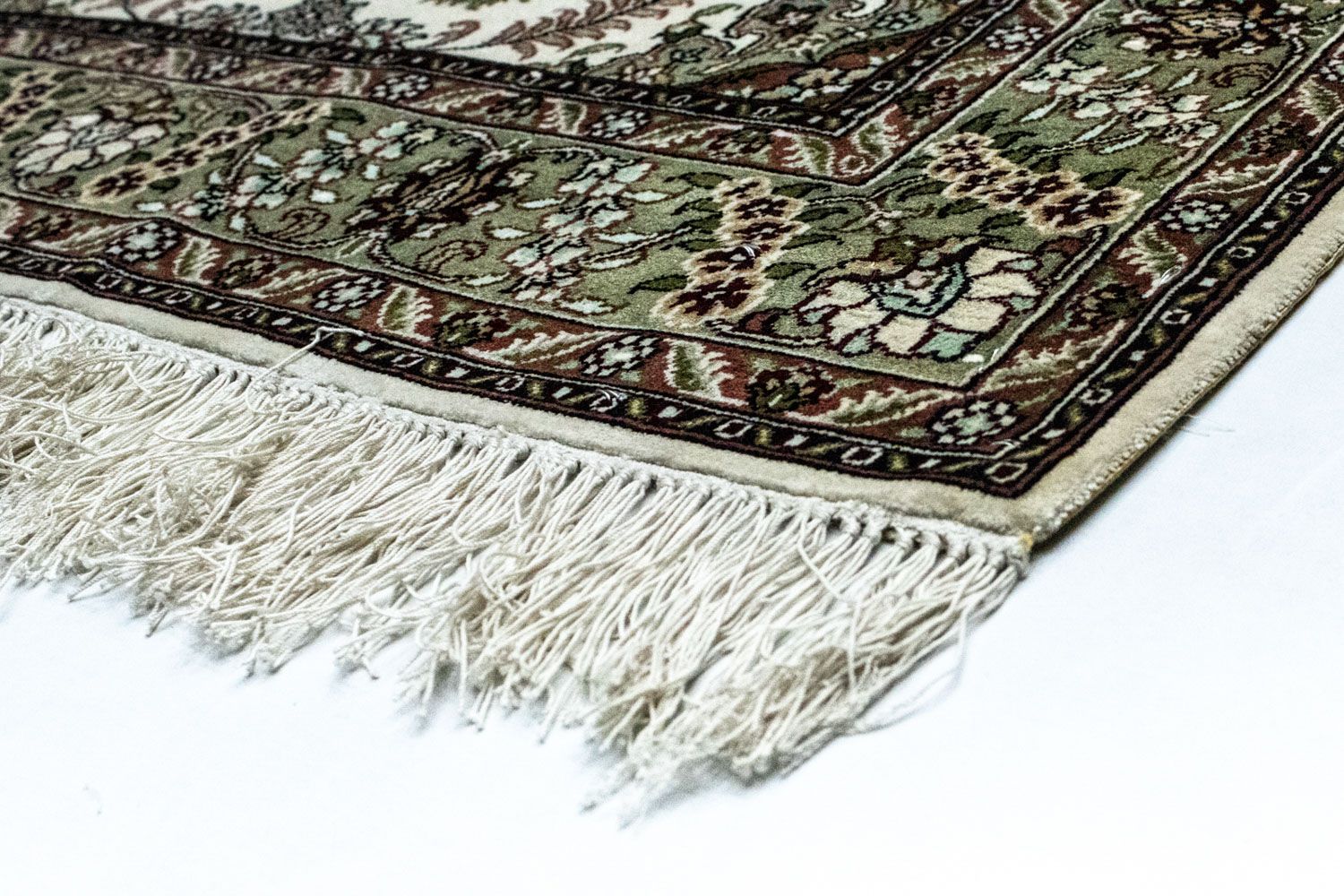 Alfombra de pasillo Alfombra oriental - Hereke - 305 x 76 cm - beige